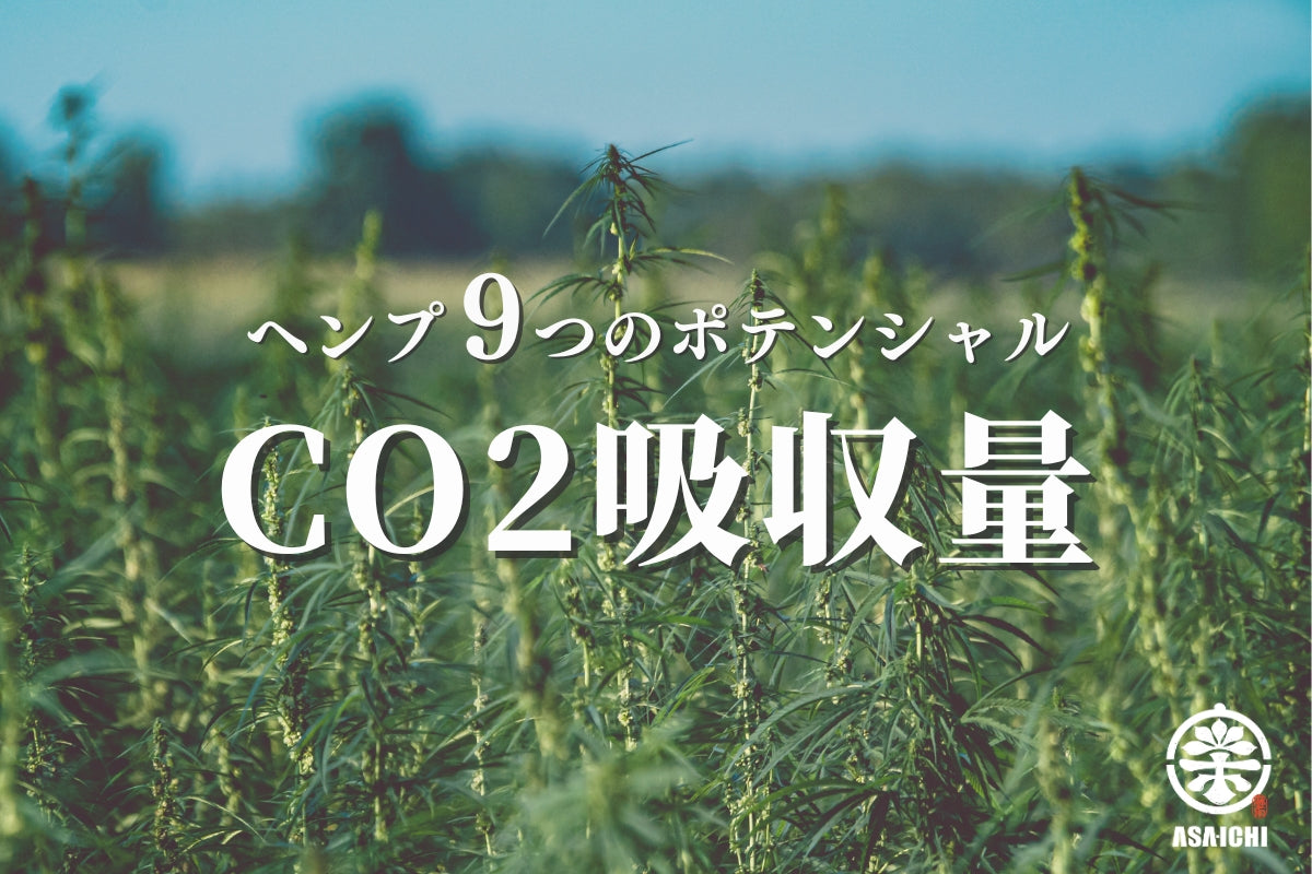 ヘンプ9つのポテンシャル「CO2吸収量」