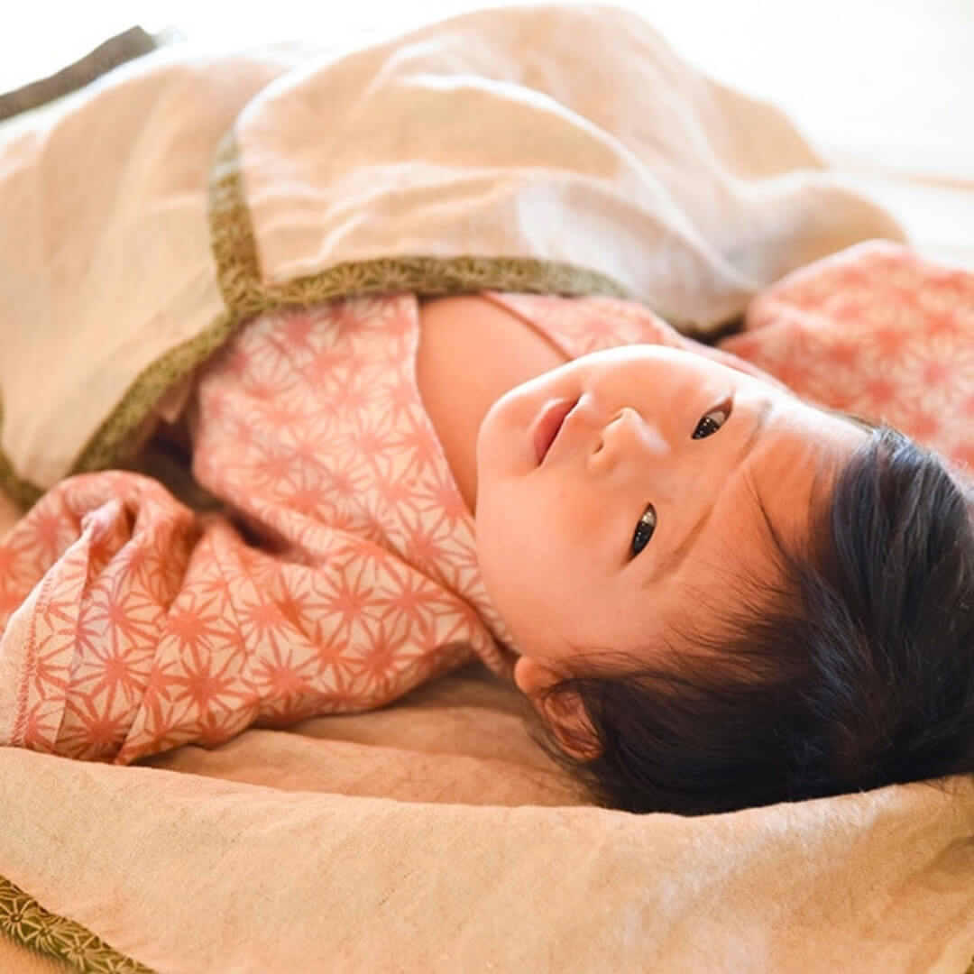 [麻処さあさ]赤ちゃん用ヘンプお包み「麻包布（まほうぬの） [5色展開]」【出産祝いにおすすめ!】