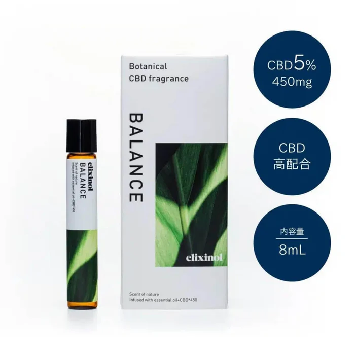 [エリクシノール]ボタニカルCBDフレグランス[BALANCE]（CBD450mg 含有）