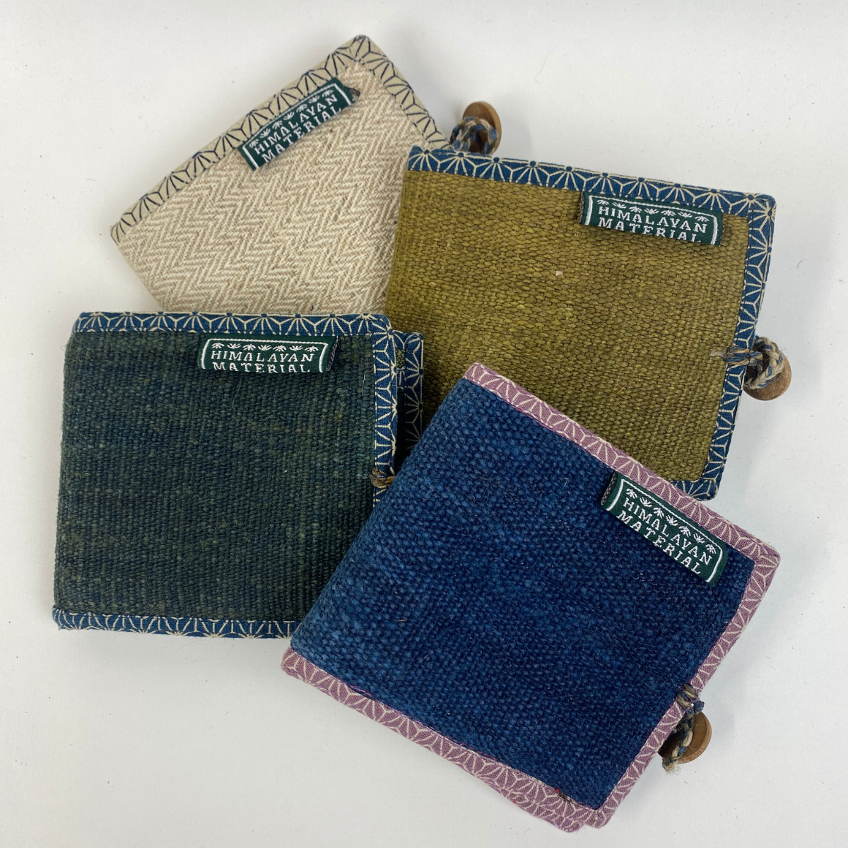 [ヒマラヤンマテリアル]二つ折りヘンプ財布