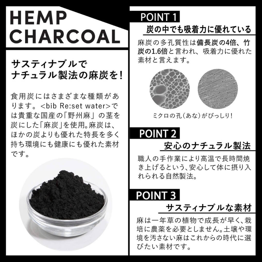 野州麻炭Lab] 麻炭クレイシャンプー Hemp charcoal clay shampoo – 麻